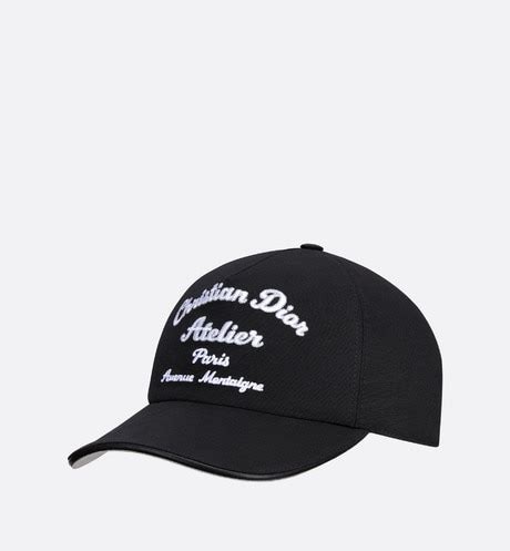 Dior Baseball Cap Black Cotton 